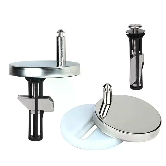Quick Release Toilet Seat Fixings – Universal Metal Hinges 2 Sets Toilet Seat Hinges Peaceful Pleasures Health and Wellness