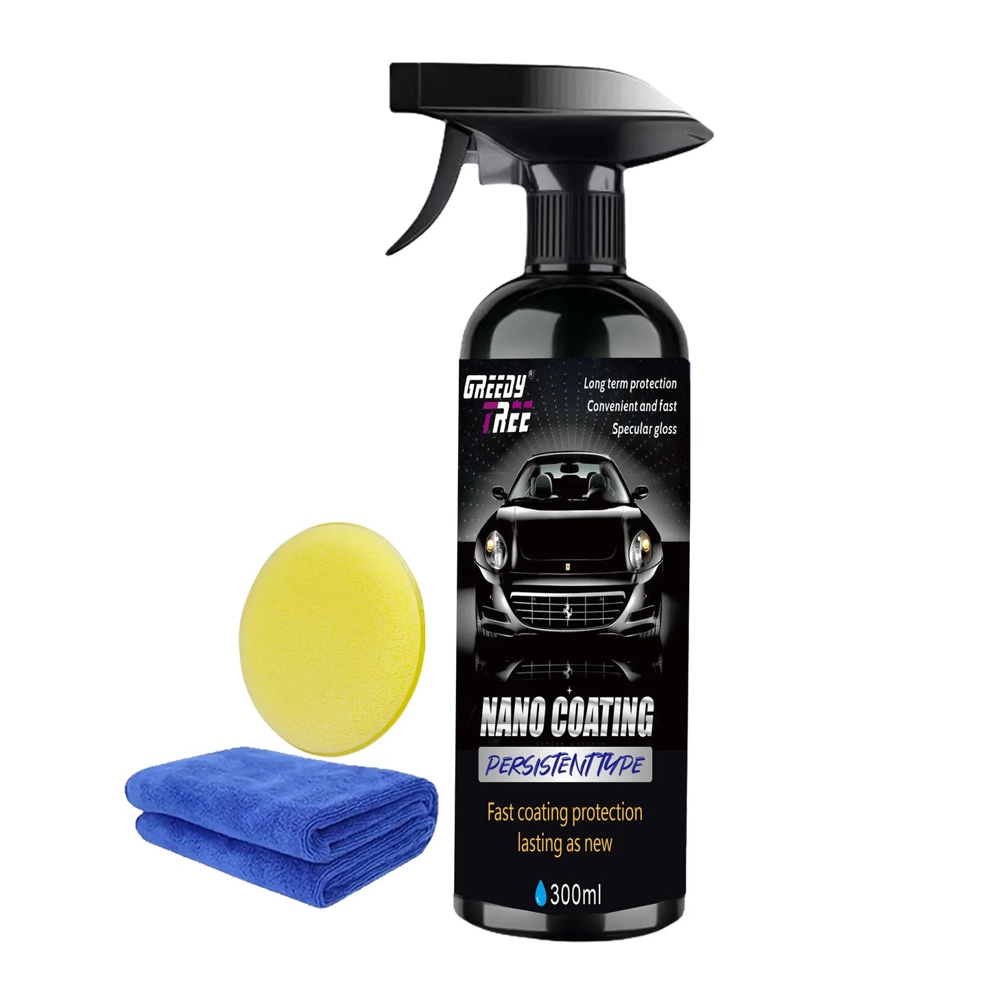 Car Ceramic Nano Coating 300ml – Waterproof Paint Protector