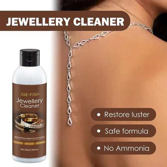Jewelry Cleaning Concentrate Solution 100ml | Lens & Metal Cleaner Jewelry Cleaning Solution Peaceful Pleasures Health and Wellness