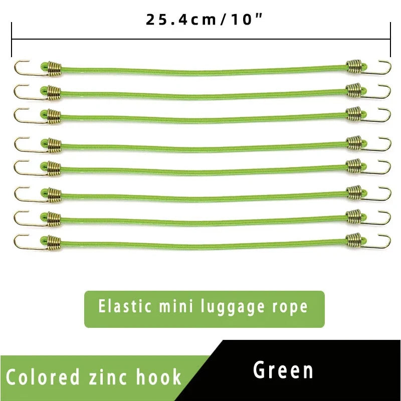Heavy Duty Elastic Bungee Cords 10" – Luggage & Cycling Straps