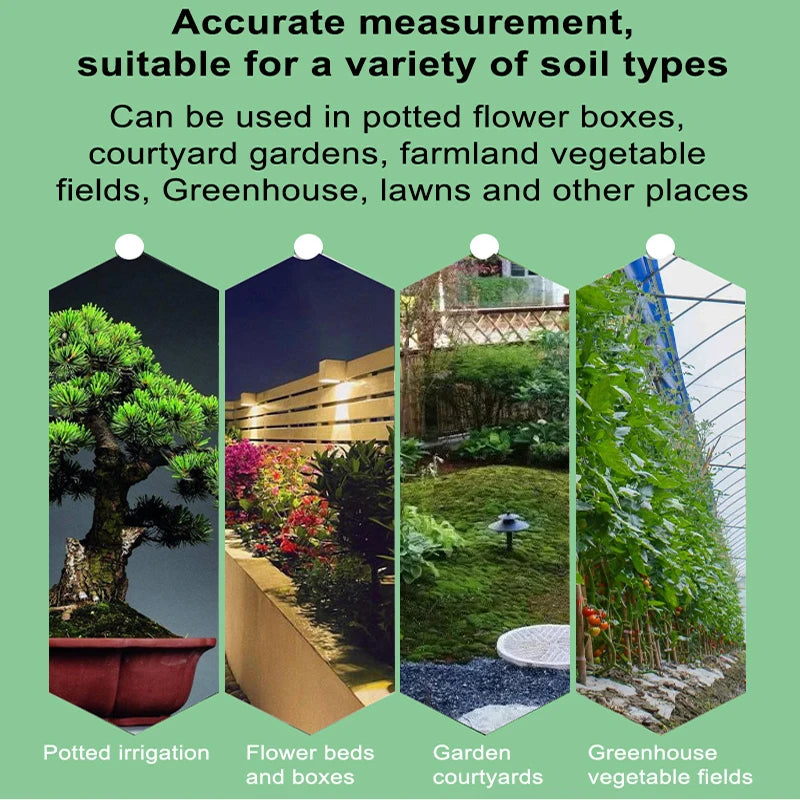 Soil Water Tester Sensor Detector Monitor Global Version For Tuya Home Assistant Temperature and Humidity Detector Flower Care Peaceful Pleasures Health and Wellness
