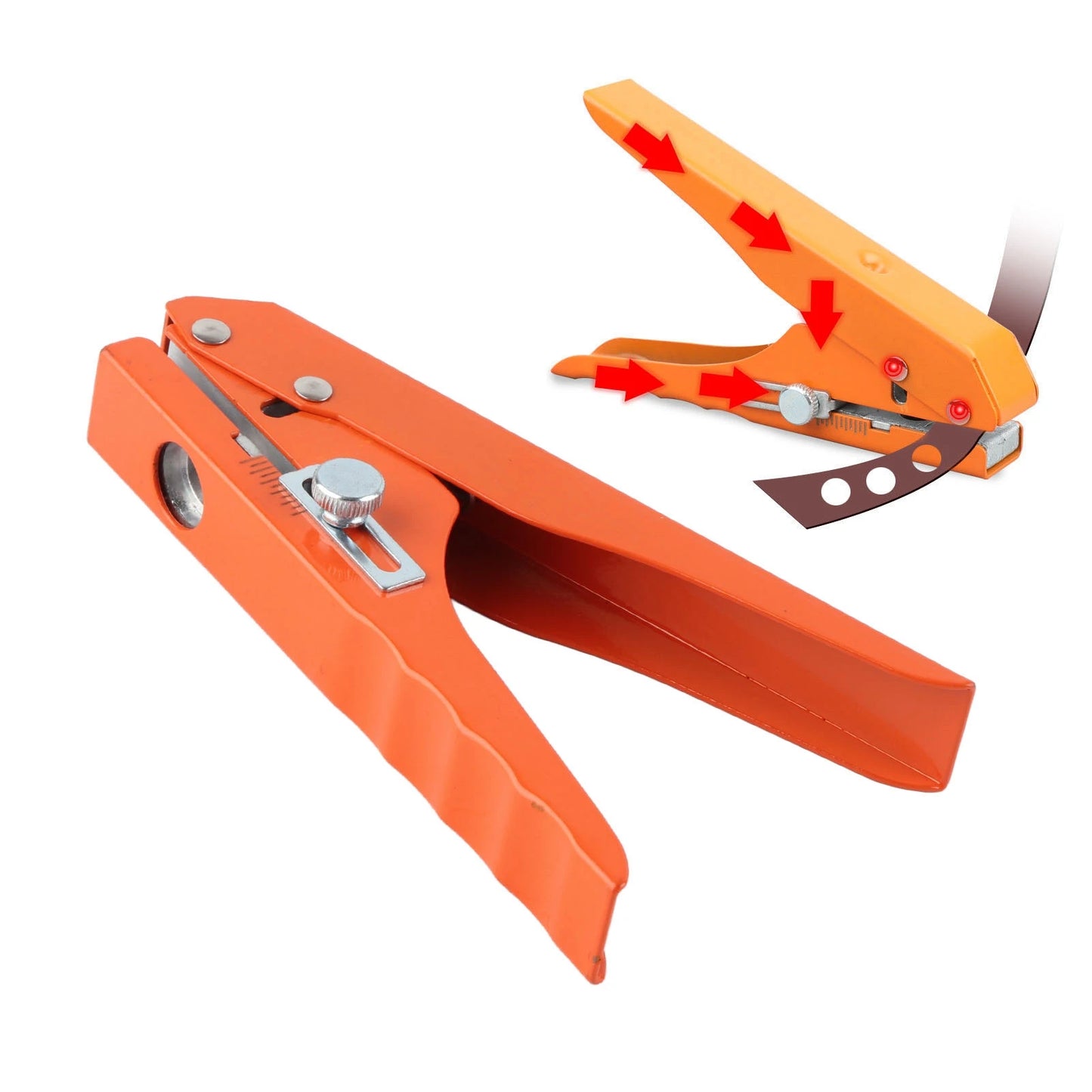 Single Hole Punch Ergonomic Labor Saving Handheld 1 Puncher Paper