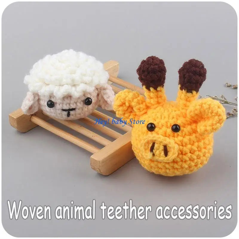 Handmade Crochet Animal Pacifier Chain Bead – DIY Baby Clip Baby Pacifier Accessory Peaceful Pleasures Health and Wellness