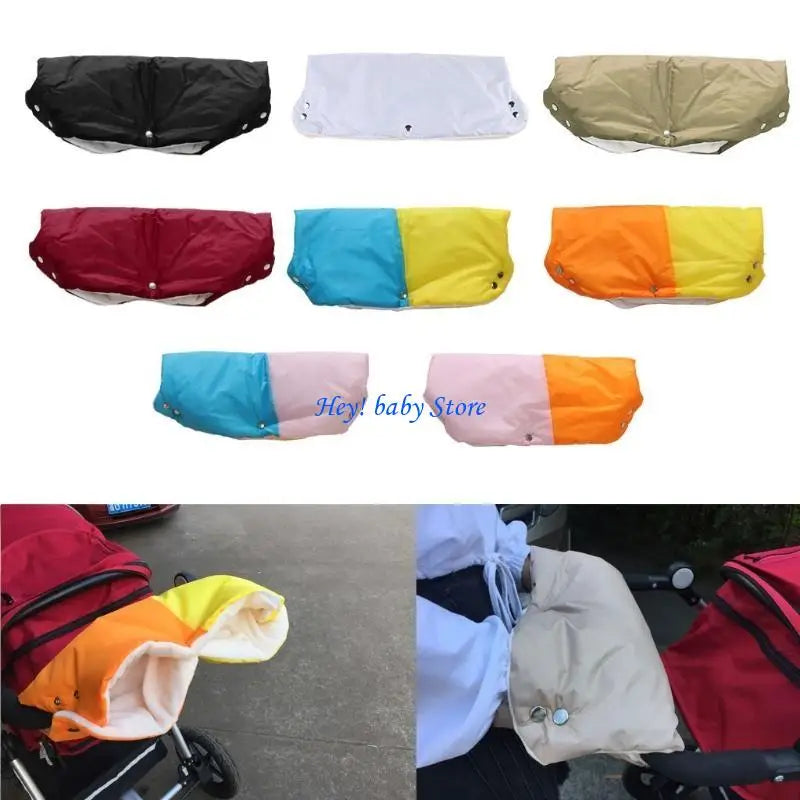 Baby Stroller Hand Muff – Waterproof Fleece Winter Pram Gloves