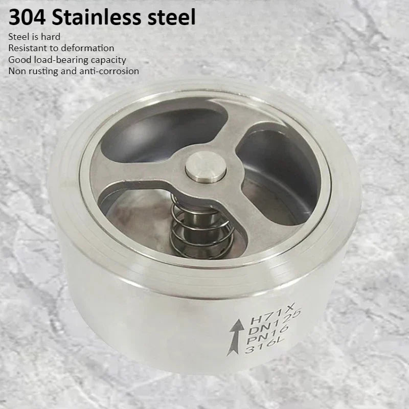 304 Stainless Steel Clamp Check Valve DN15–DN50 H71W-16P