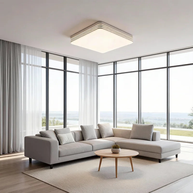 RUNTOIN 18W–48W Square LED Ceiling Panel Light | 30CM Modern