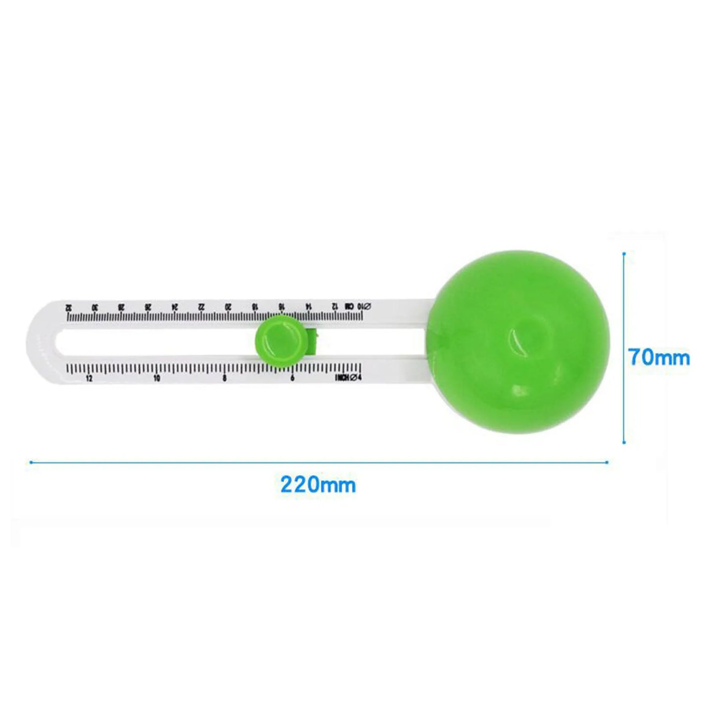 Portable Circle Paper Cutter Multifunctional Scrapbooking DIY 360 Rotary Craft Cutting Tools for Home Study Offices Peaceful Pleasures Health and Wellness