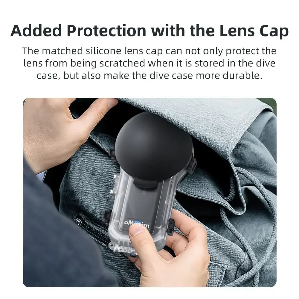 Insta360 X5/X4 60m Invisible Dive Case & Quick Release Mount