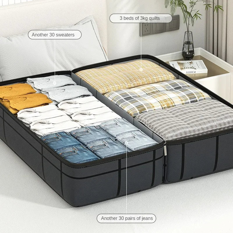 Large Capacity Quilt & Clothes Storage Bags | 1–4 Pack