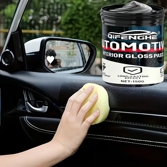 Car Interior Gloss Paste – Leather & Plastic Polish Restorer Interior Detailing Paste Oasis Select