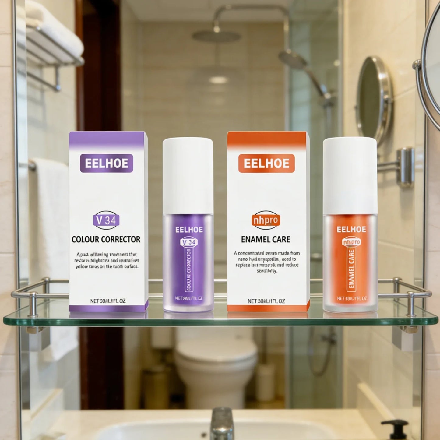 EELHOE Teeth Whitening Serum – Enamel Care & Colour Corrector