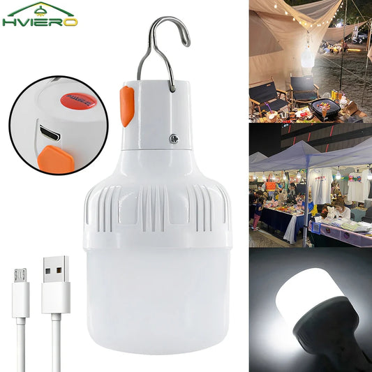 USB Rechargeable LED Camping Bulb | Portable Hanging Tent Lamp Rechargeable Camping Lamp Oasis Select 60mm