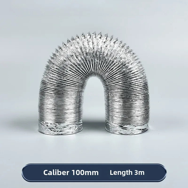 4 Inch Flexible Aluminum Exhaust Duct | 100mm Ventilation Hose