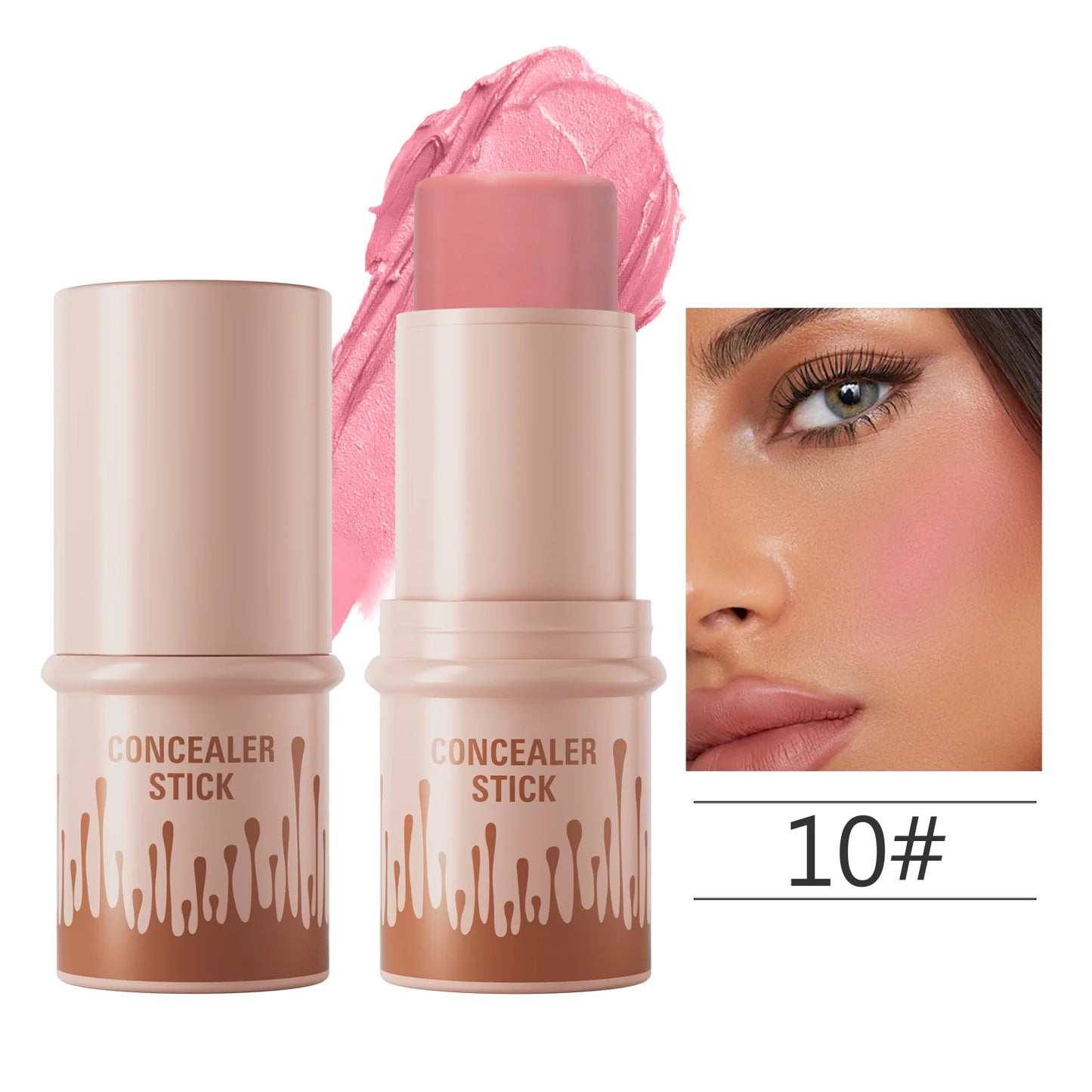 2-in-1 Contour Bronzer & Highlighter Stick | Cream Concealer Pen