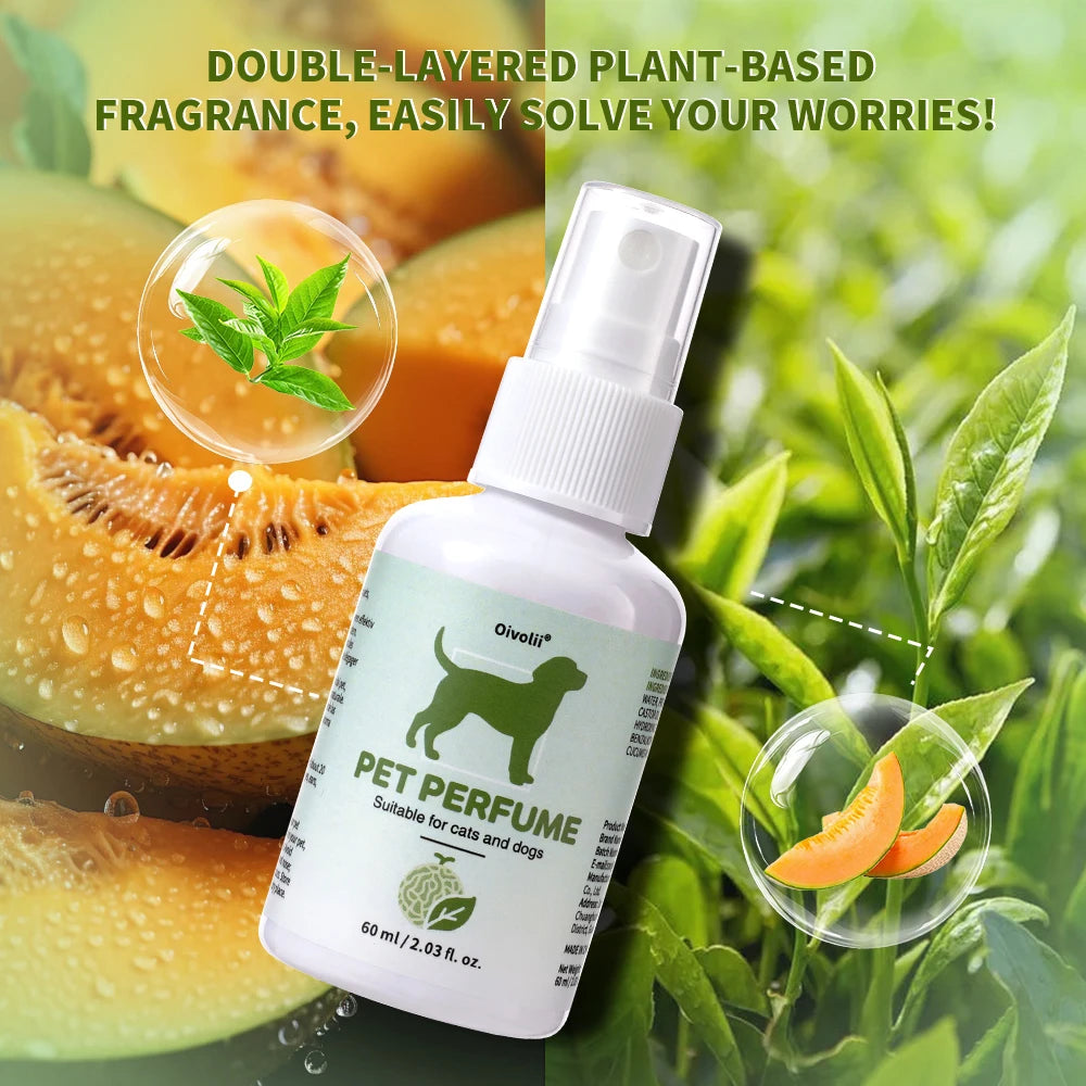 Pet Deodorizing Spray Long Lasting Fragrance Eliminates Body Odor