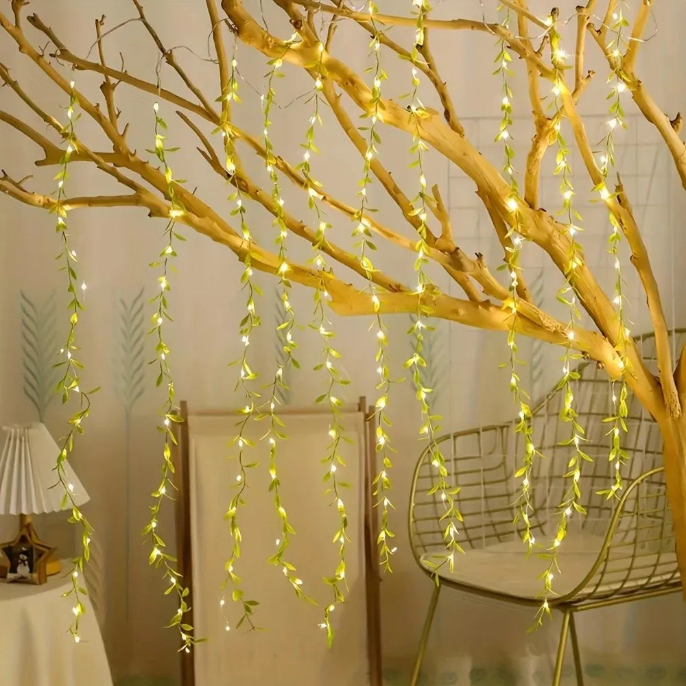 2M Artificial Willow Vine Garland – Wedding & Room Decor