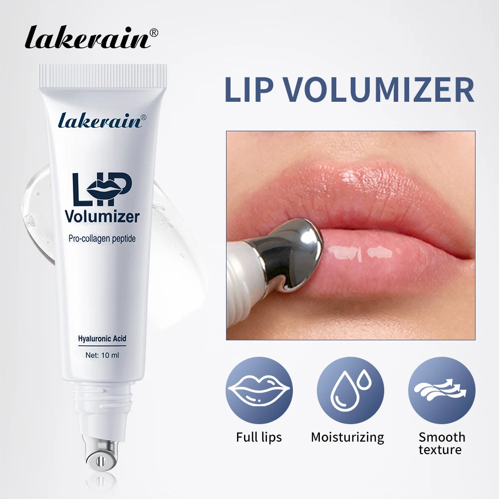 Hyaluronic Acid Lip Enriching Essence Visibly Plumping Deeply Hydration Clear Lip Contour Reduce Fine Lines Lip Volumizer Peaceful Pleasures Health and Wellness