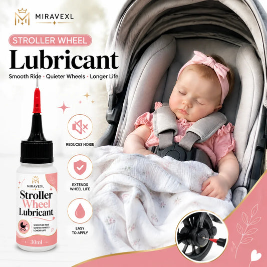 MIRAVEXL Stroller Wheel Lubricant 30ml – Smooth Quiet Ride Stroller Lubricant Oasis Select