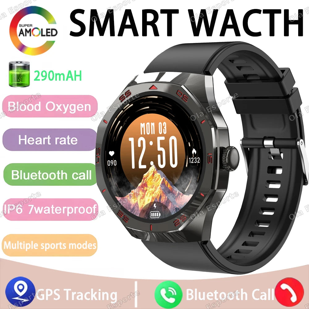 Ola Esporte 2025 Smart Watch – Bluetooth Call & Fitness Tracker