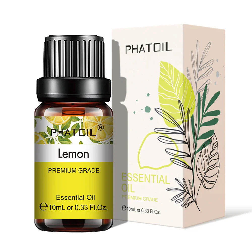 PHATOIL 10ml Pure Natural Essential Oils for Diffuser & Aromatherapy