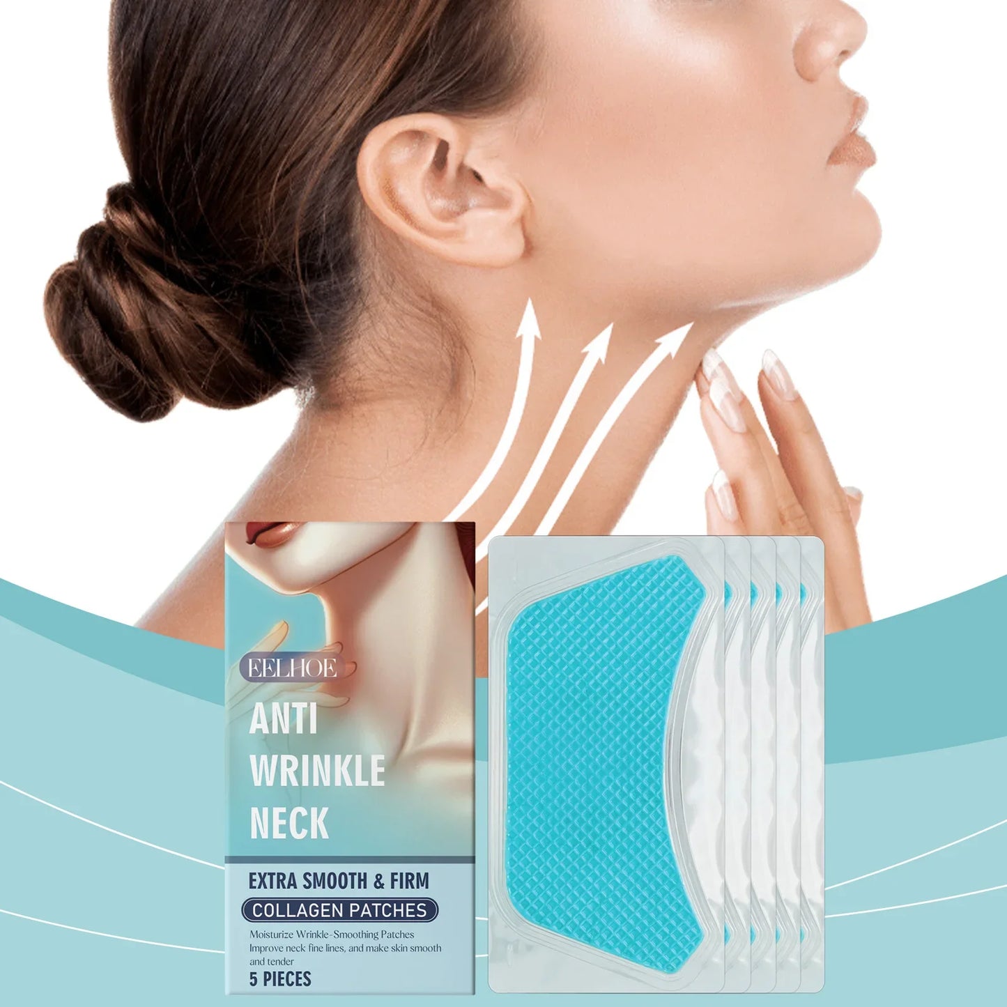 Eelhoe Collagen Neck Mask Patches – Firm, Lift & Hydrate