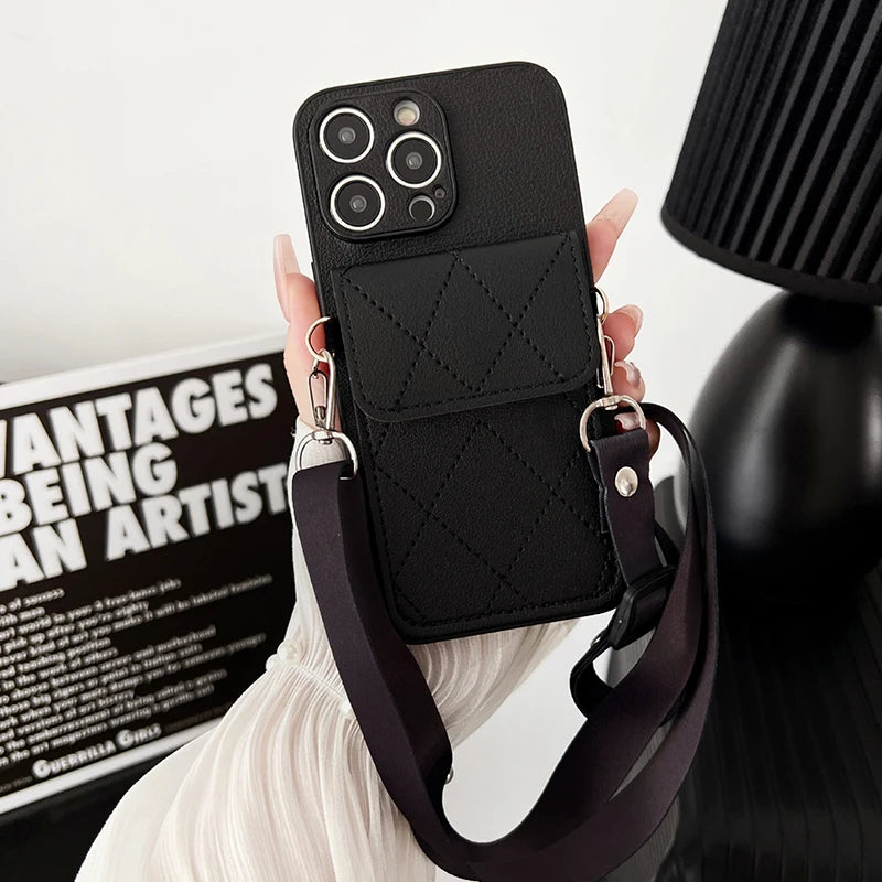 case for iphone 16pro max for iphone magsafe card wallet for iphone case with card storage case for iphone 15pro max with pocket Peaceful Pleasures Health and Wellness Black iPhone17 Pro Max