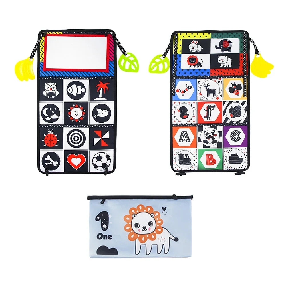 Baby Cloth Book Soft Distorting Mirror Montessori Toy Cartoon
