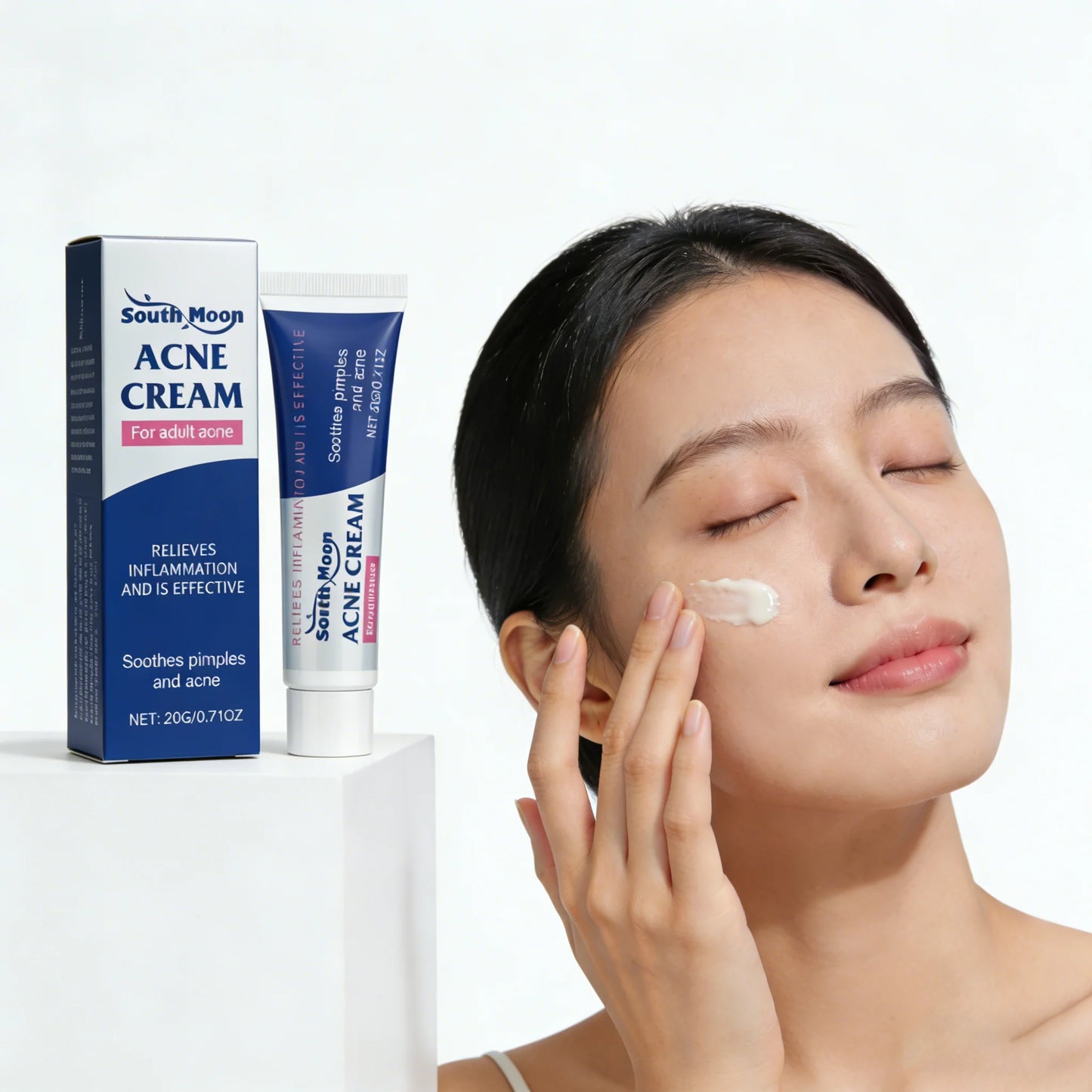 South Moon Anti-Acne Cream – Oil Control & Pore Minimizer 20g
