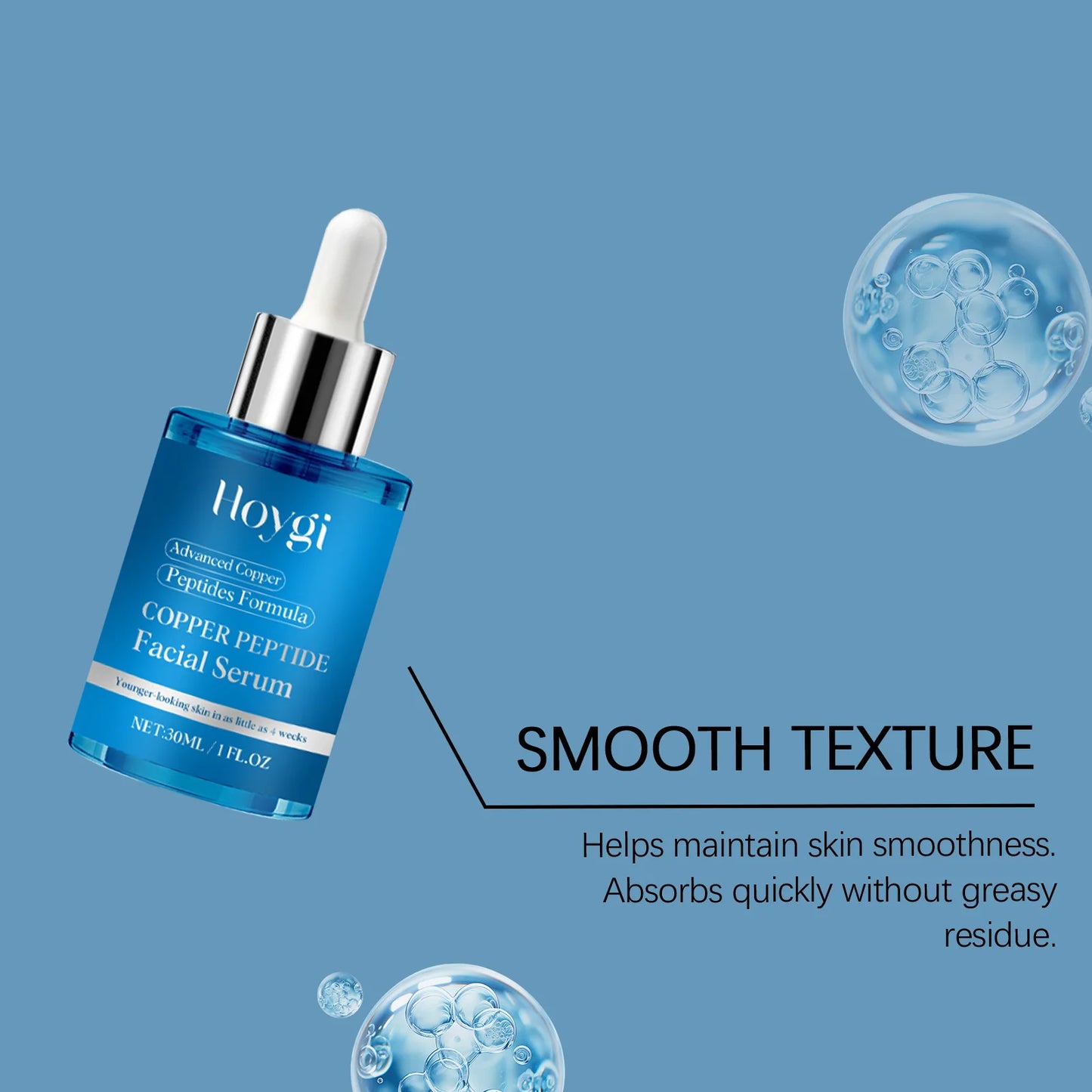 Copper Peptide Facial Serum – Firming & Hydrating K-Beauty