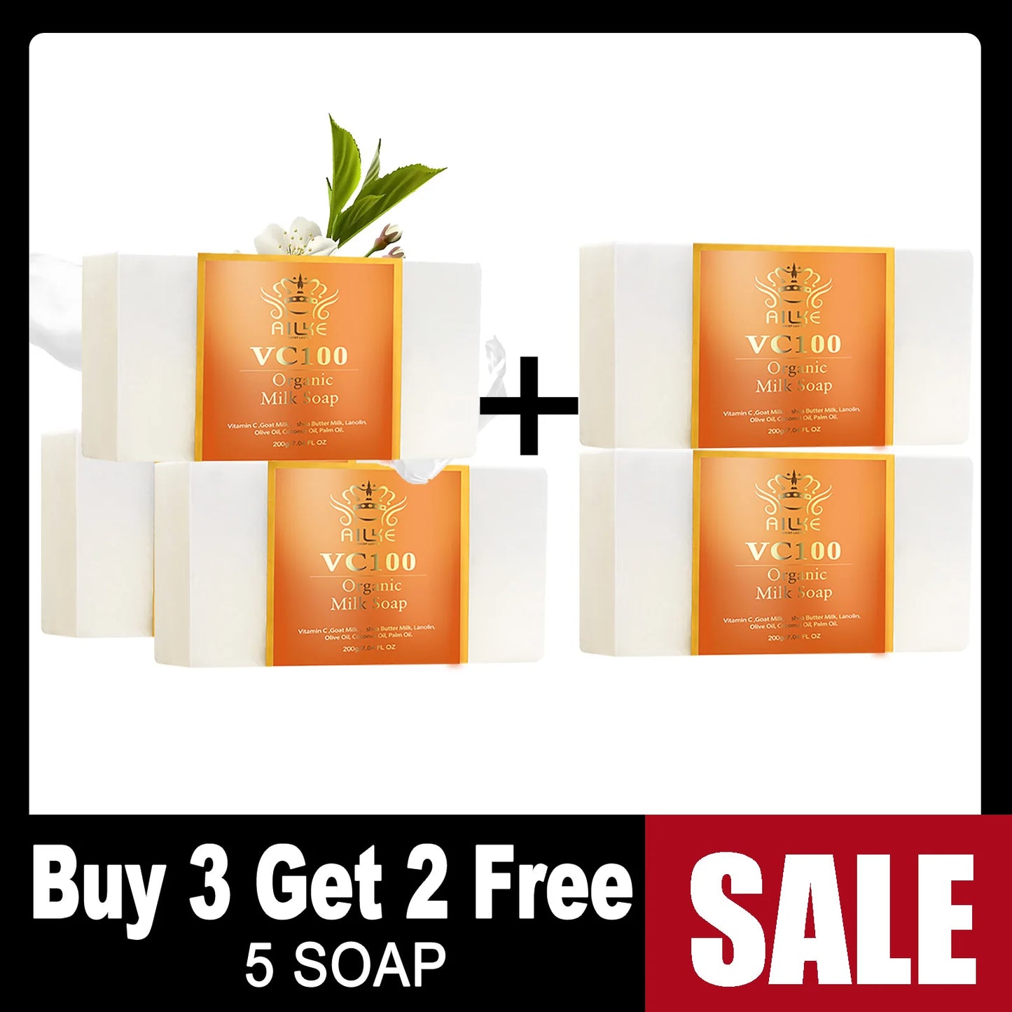 AILKE Organic Vitamin C Brightening & Firming Skincare Set