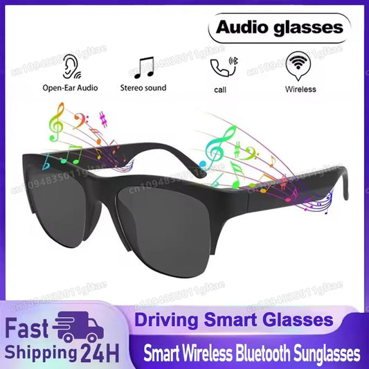 2026 Smart Glasses AI Voice Intelligent Bluetooth Call Music Playback Glasses Touch Headset UV Protection Sunglasses Man Women Peaceful Pleasures Health and Wellness
