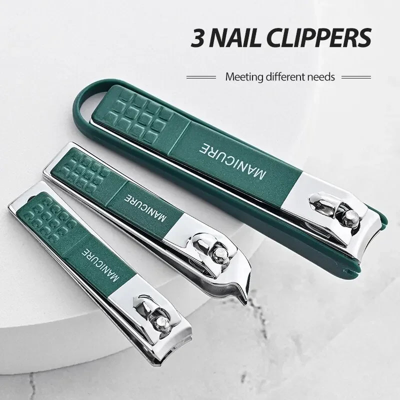 Nail Clipper Set HighGrade Household Nail Clippers Men And Women Universal Pedicure Tools Simple Portable Nail Tools Peaceful Pleasures Health and Wellness