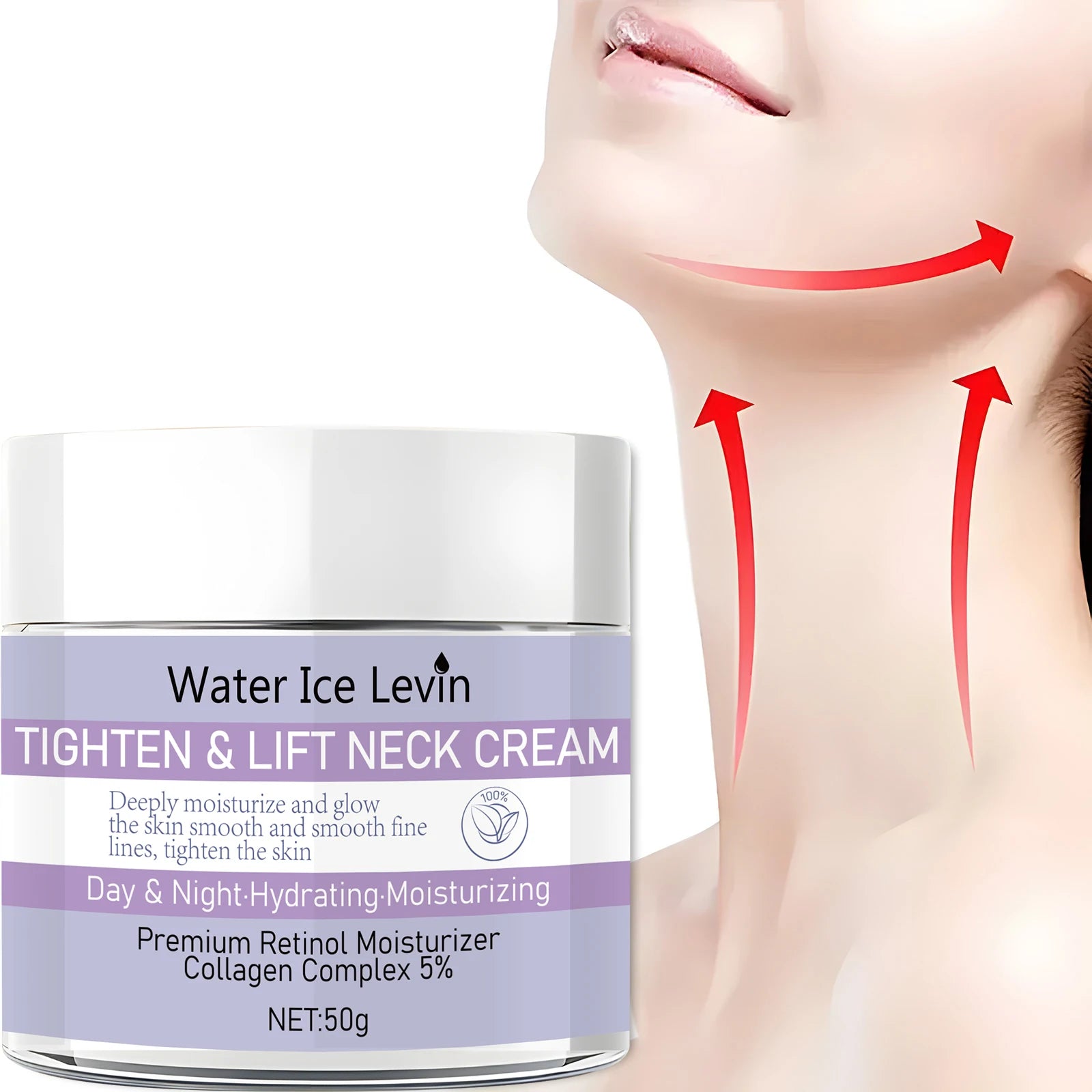 Day & Night Firming Cream with Collagen & Glycerin | 60g Firming Face Cream Peaceful Pleasures Health and Wellness