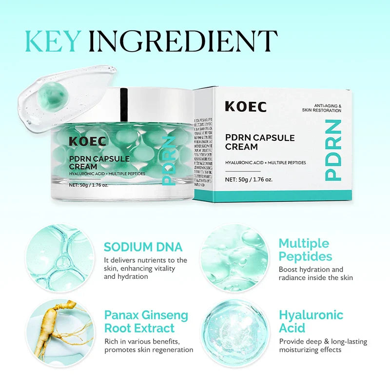 PDRN Multi-Peptide Capsule Cream – Collagen & Deep Hydration