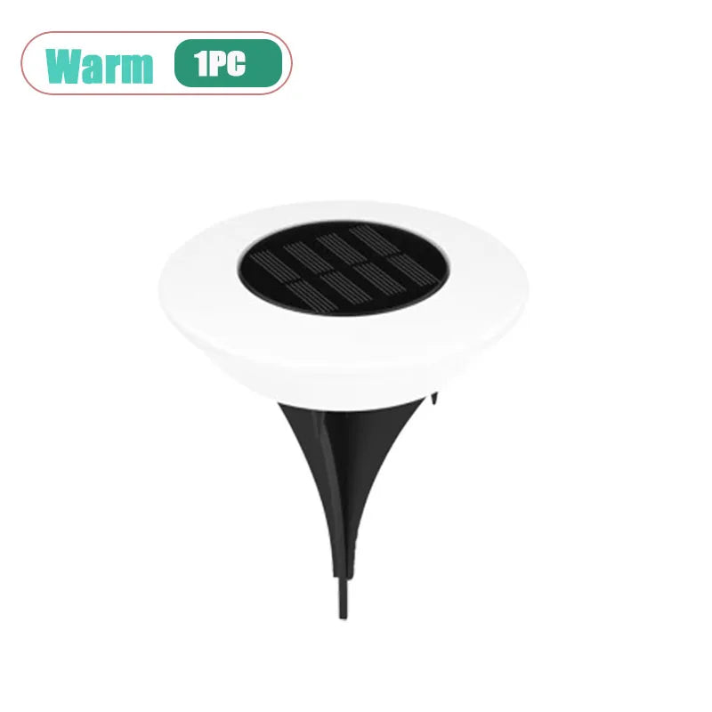 10-Pack Solar Outdoor Path Lights – IP65 Waterproof Spike Lamps