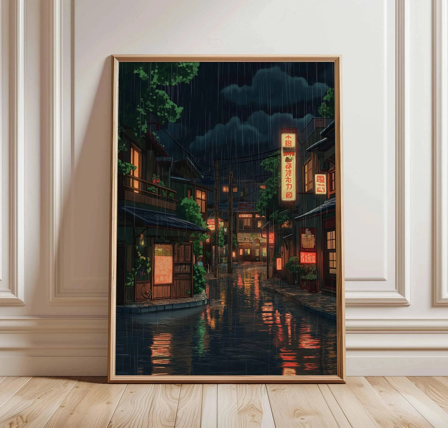 Anime Ramen Shop Canvas Print | Tokyo Street Wall Art
