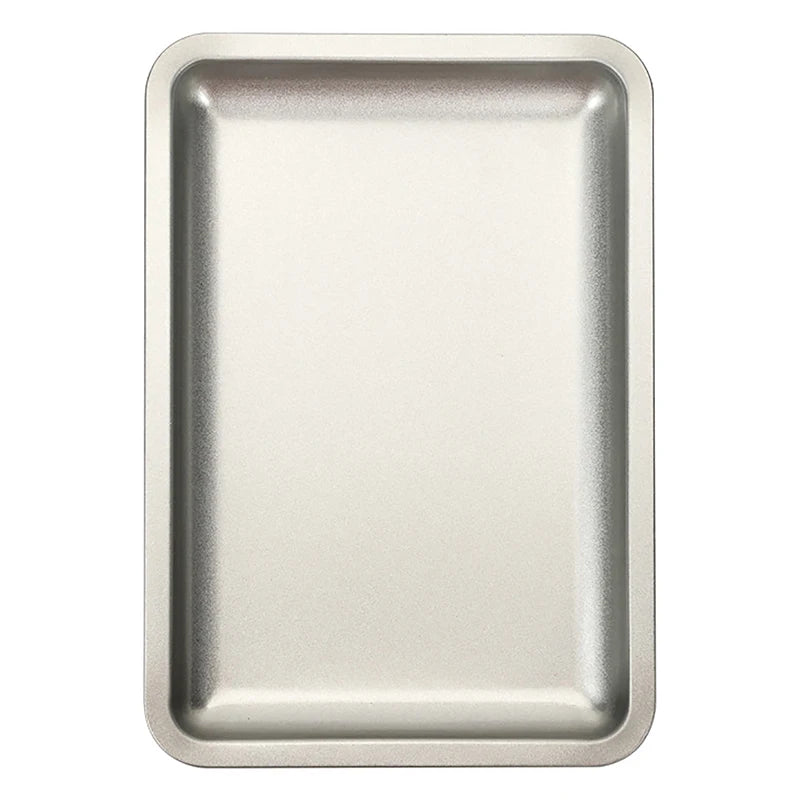 Stainless Steel Cosmetic Storage Tray Jewelry Tray Plate Doctor Surgical Tray Desktop Storage Tool Metal Fack Nail Art Tray Peaceful Pleasures Health and Wellness Silver