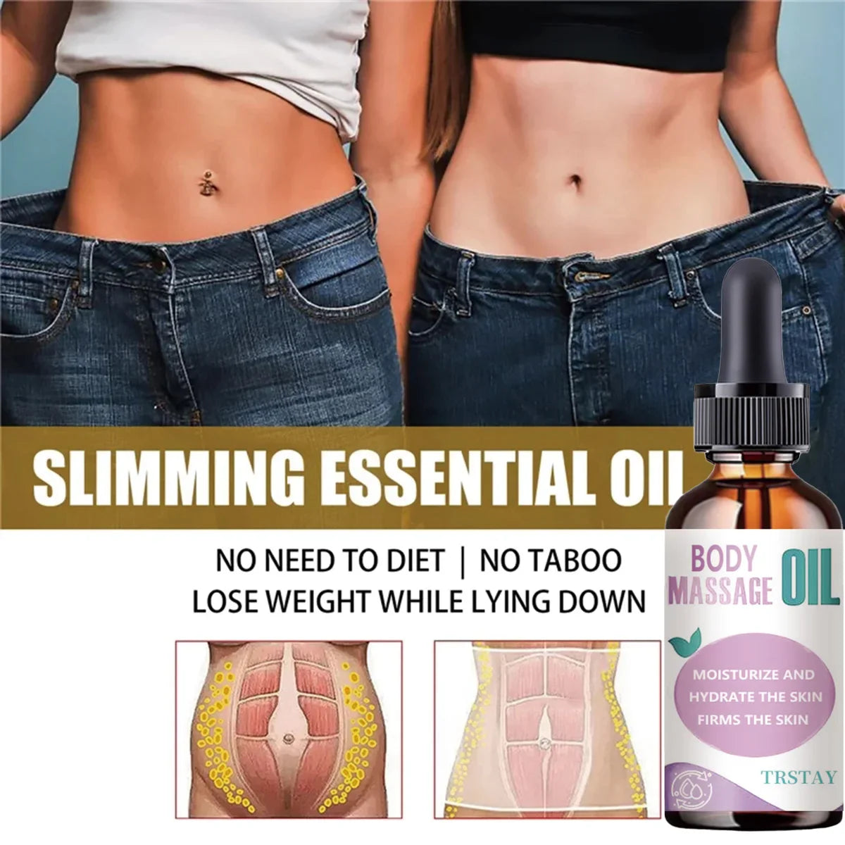 TRSTAY 28-Day Body Firming & Slimming Essential Oil
