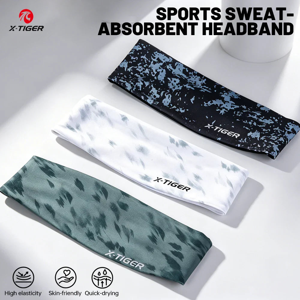 X-TIGER Sports Sweatband Headband – Cycling, Running & Gym