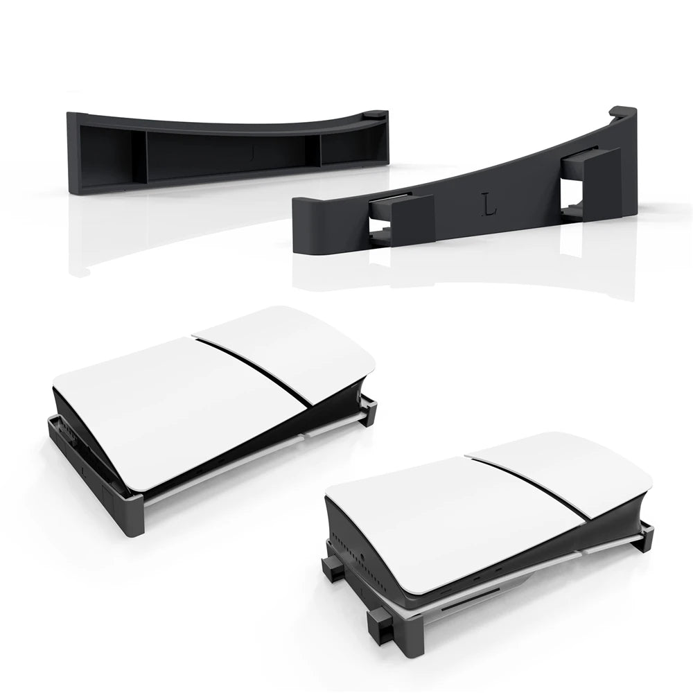 For PS5 Pro/For PS5 Slim Stand For PS5 Pro/For PS5 Slim Console Horizontal Stand For PS 5 Pro/Slim Editions Base Holder Peaceful Pleasures Health and Wellness black