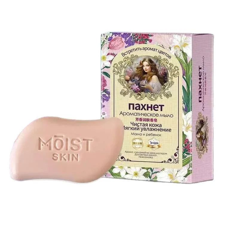 Sweet Peach Handmade Bath Soap Natural Plant Extract Gentle Oil-control Moisturizing Facial Soap Long-lasting Fragrance Soap Peaceful Pleasures Health and Wellness A-Soap 125g