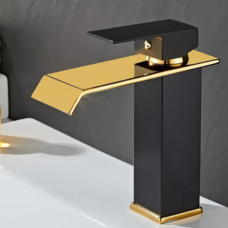 Waterfall Bathroom Faucet | 304 Stainless Steel Chrome Finish