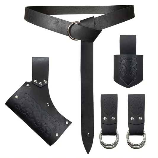 Medieval Belt Clothing Accessories Renaissance Skirt Hiking Viking Peaceful Pleasures Health and Wellness Style I 5PCS