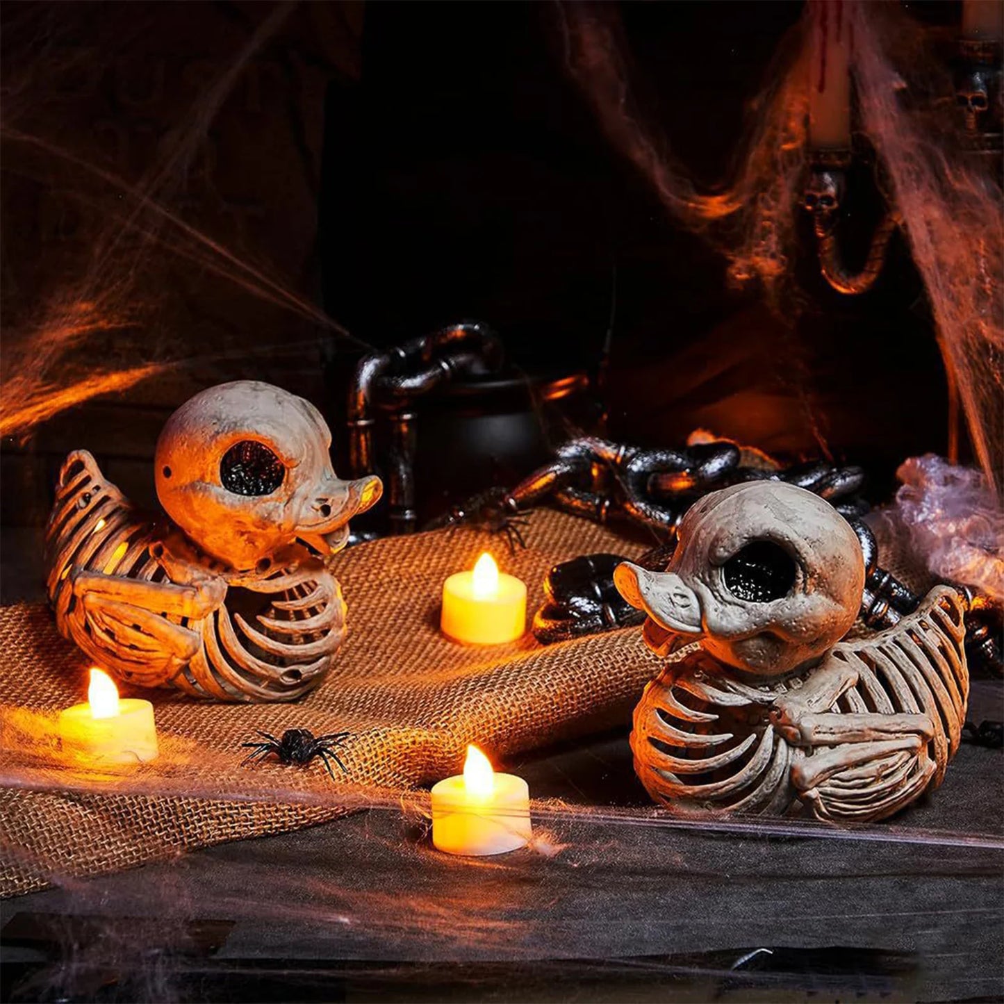 Halloween Decoration Skeleton Duck Spooky Scene Party Favors Decor for Halloween Decorations Party Props Peaceful Pleasures Health and Wellness