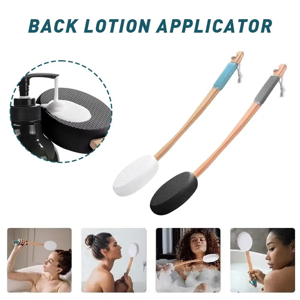 Silicone Long Handle Back Lotion & Sunscreen Applicator