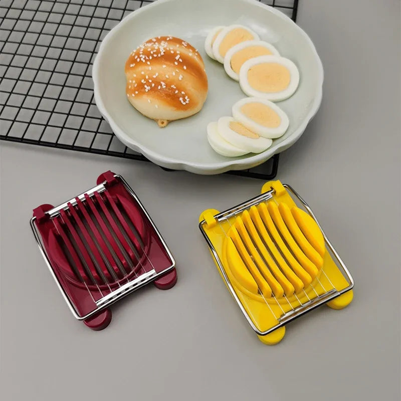 Stainless Steel Egg Slicer & Fruit Cutter Kitchen Gadget