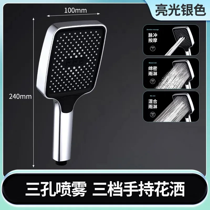 12-Inch Rainfall Shower Head – High Pressure & Water Saving Chrome