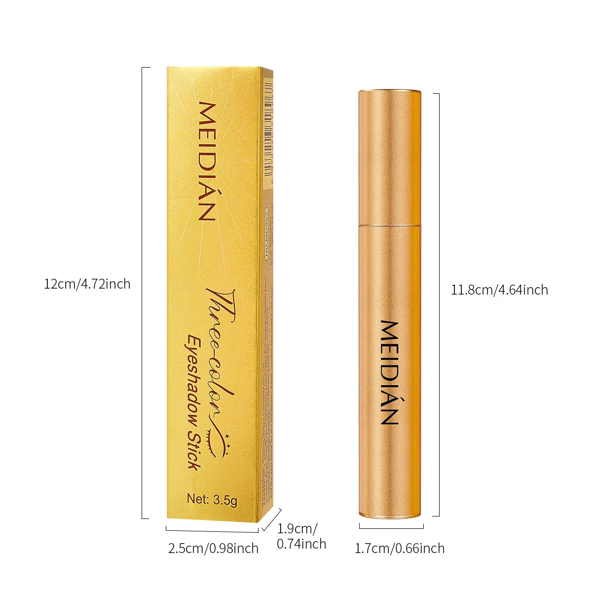 3-Color Waterproof Eye Shadow Stick – Easy Beginner Eyeshadow