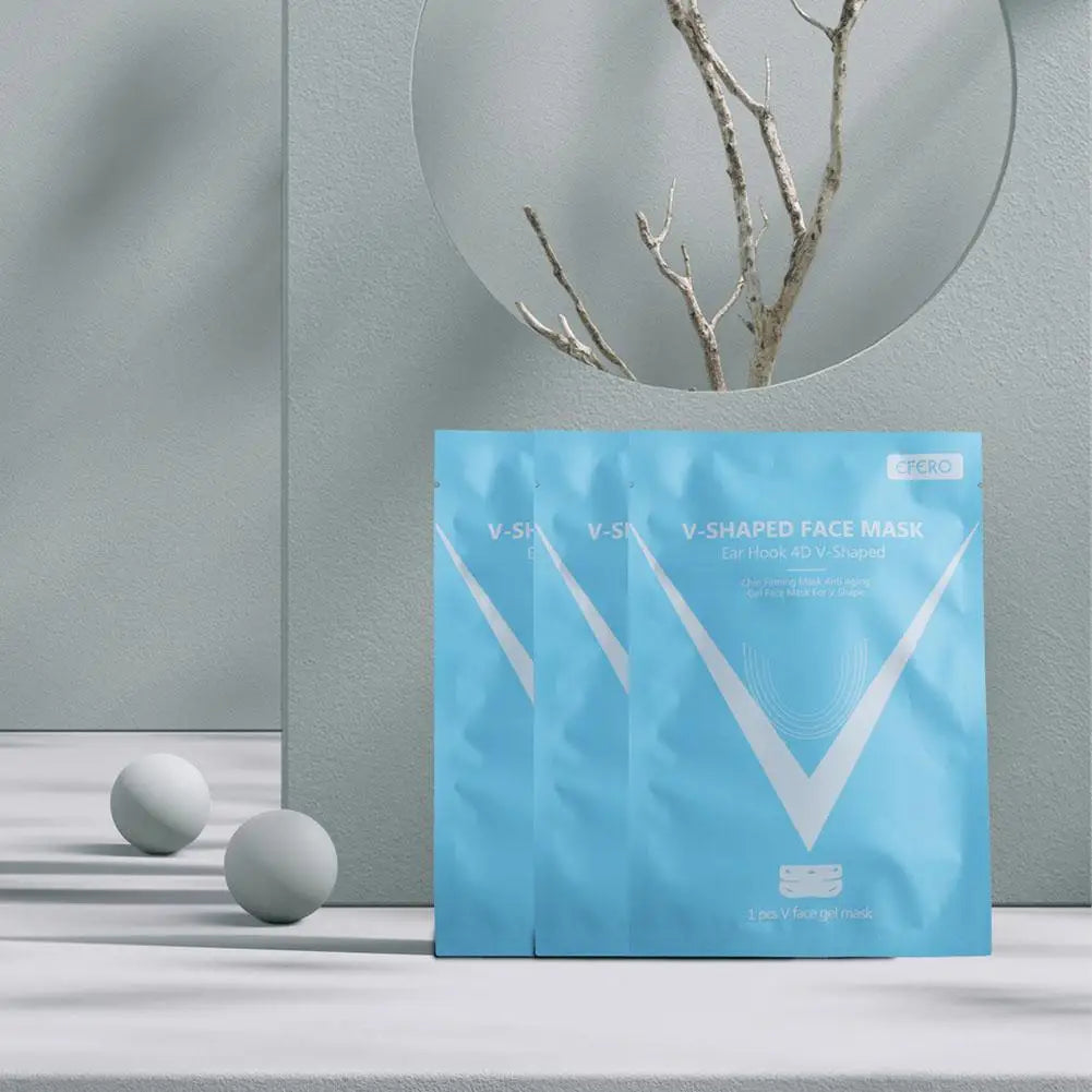 V-Shape Face Lifting Mask – Chin Firming & Slimming Mask for Anti-Wrinkle & Brightening Peaceful Pleasures Health and Wellness
