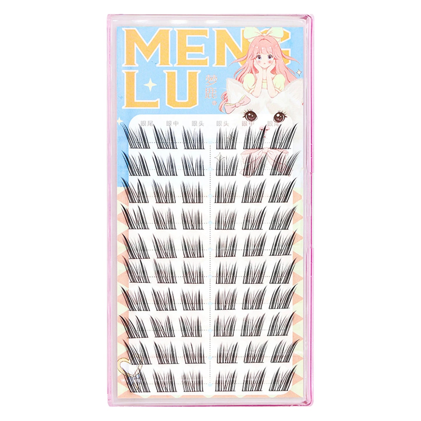 10-Row DIY Cluster Lashes | Natural Volume Eyelash Extensions
